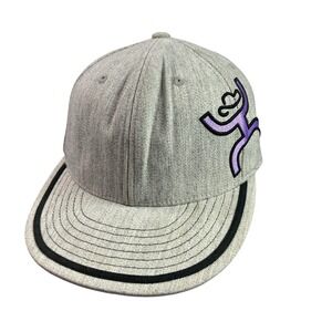 Hooey Purple Large Bill Fitted 7 1/4 Wool Western Cowboy Logo Western